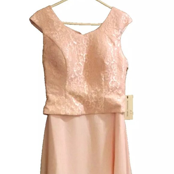 Wedding Gown Gallery Womans size 10 Wedding Dress peach lace top NWT Bride - Picture 9 of 10